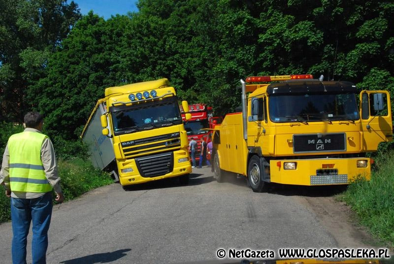 Niebezpieczny zakręt w Rzecznej