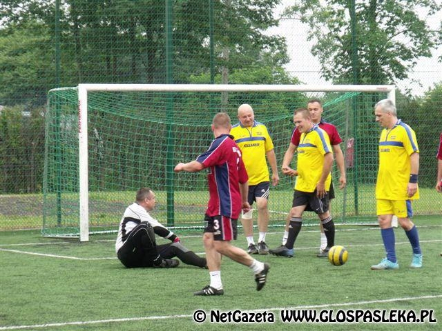 Strażacy grali w piłkę nożną