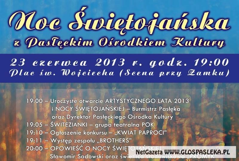 Artystyczne Lato 2013 i Noc Świętojańska