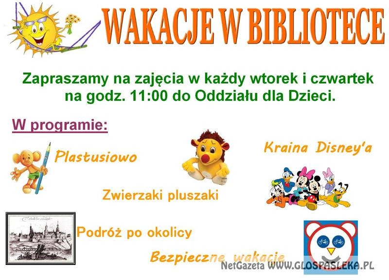 Wakacje w Bibliotece