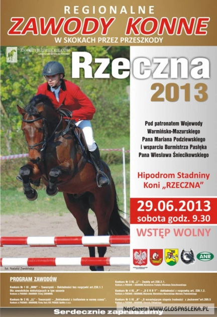Zawody Jeździeckie w Rzecznej