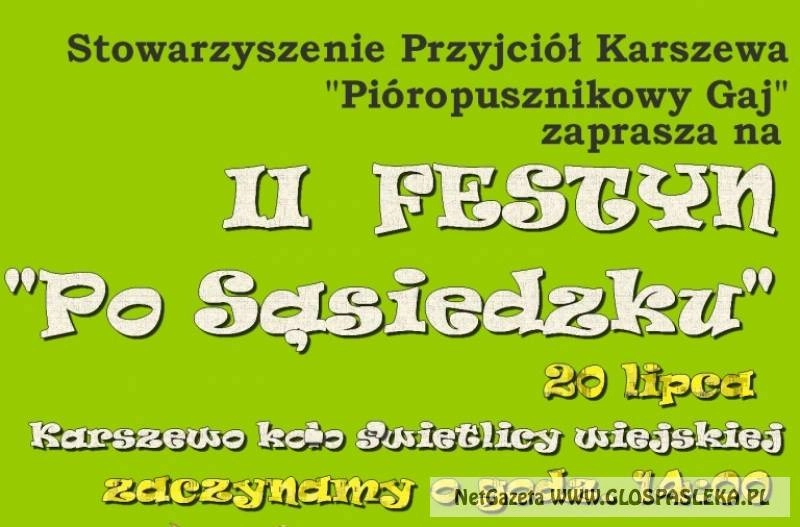 Festyn po sąsiedzku w Karszewie