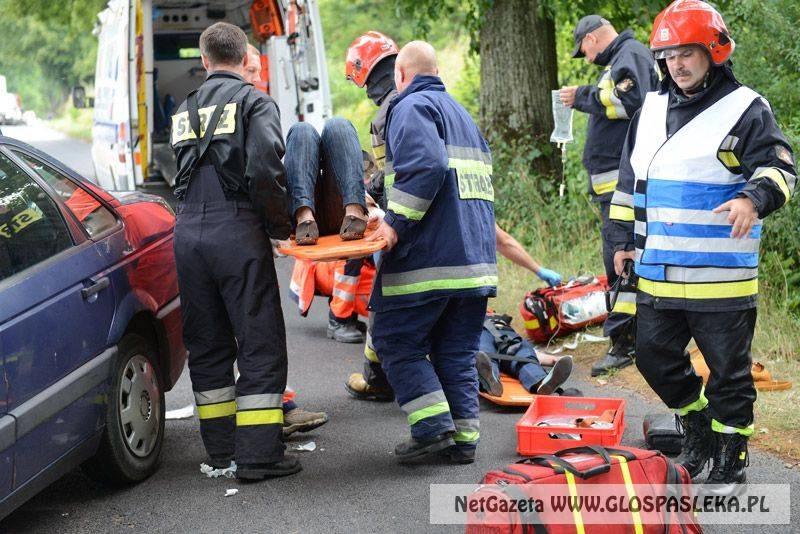Czołowe zderzenie pod Rogajnami