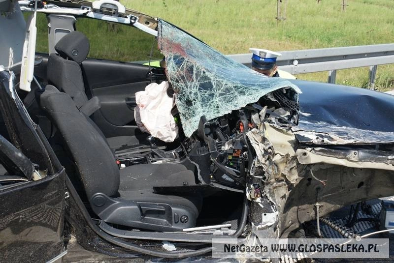 Śmiertelny wypadek pod Marzewem