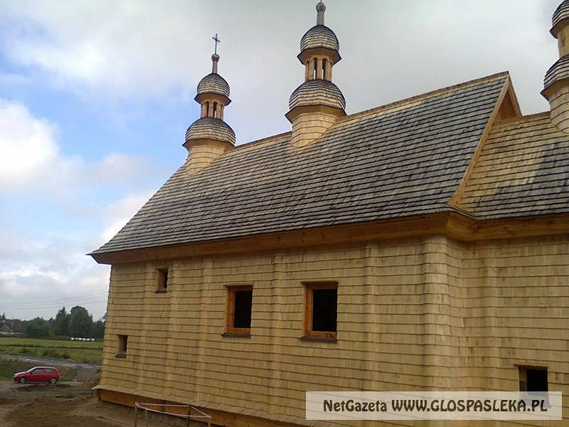 Postęp na budowie cerkwi