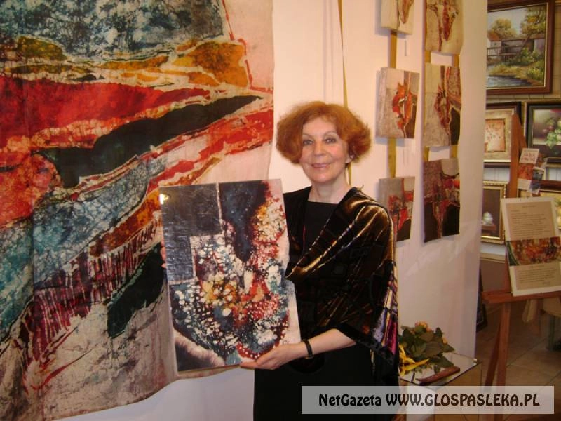 Wernisaż tkaniny azjatyckiej