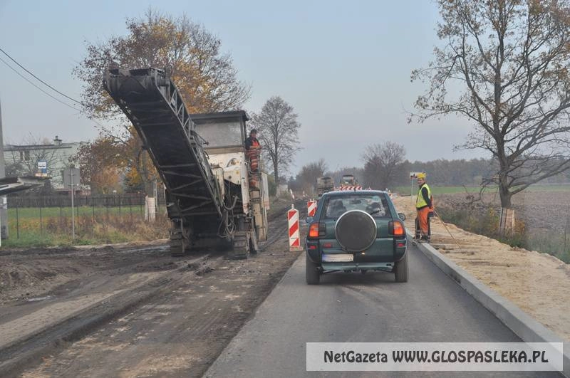 Prace drogowe na 513