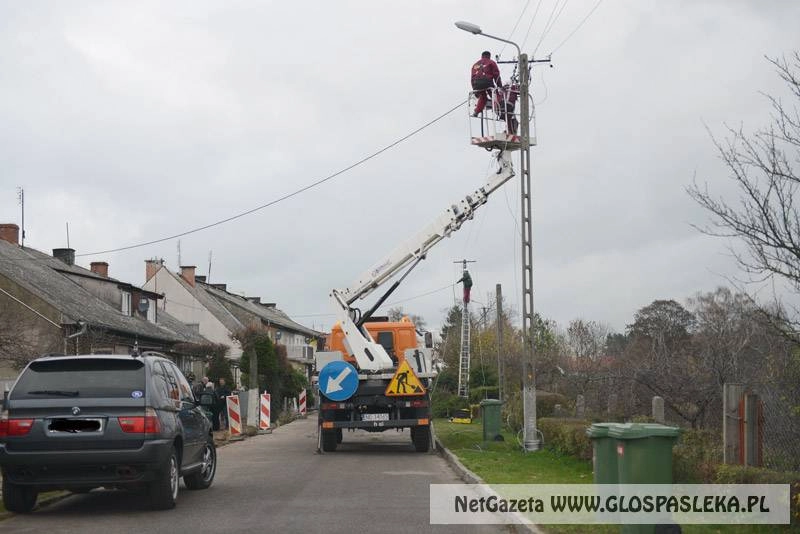 Kolizja ze słupem energetycznym