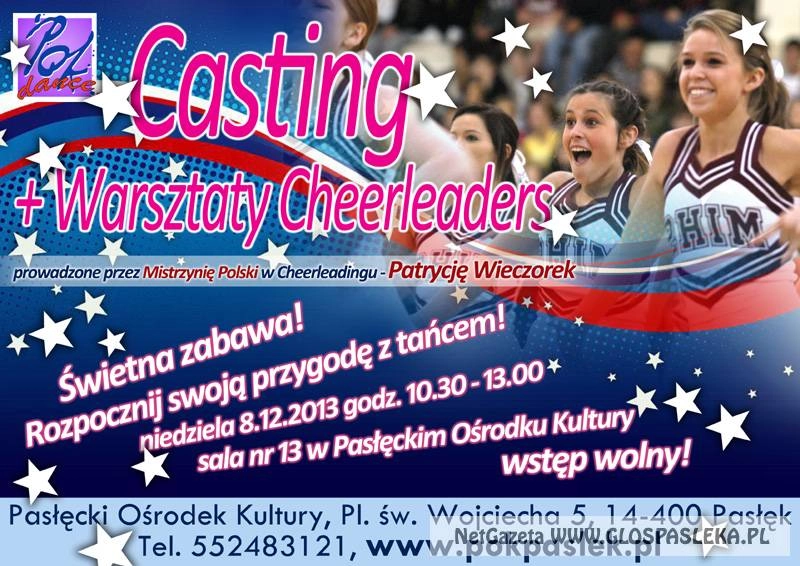Casting i warsztaty cheerleaders