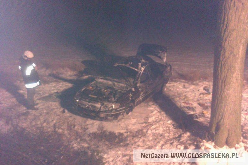 Jedna noc, dwa wypadki - na drogach ślisko!