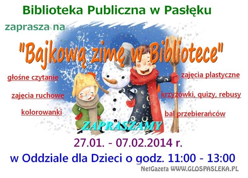 Bajkowa zima w bibliotece