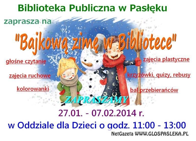Drugi tydzień bajkowej zimy w bibliotece