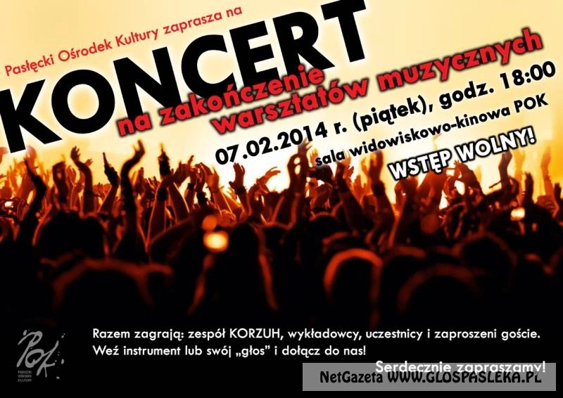 Koncert na zakończenie warsztatów muzycznych