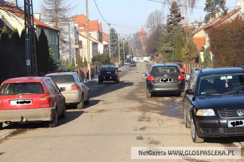 Zablokowana ulica Gdańska