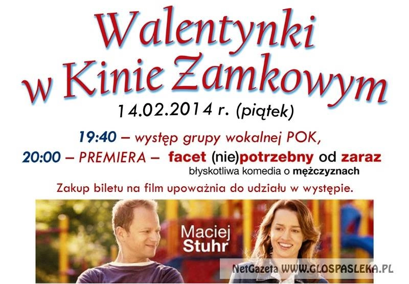 Walentynki i weekend w Kinie Zamkowym