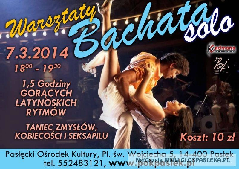 Bachata solo - zaproszenie na warsztaty tańca