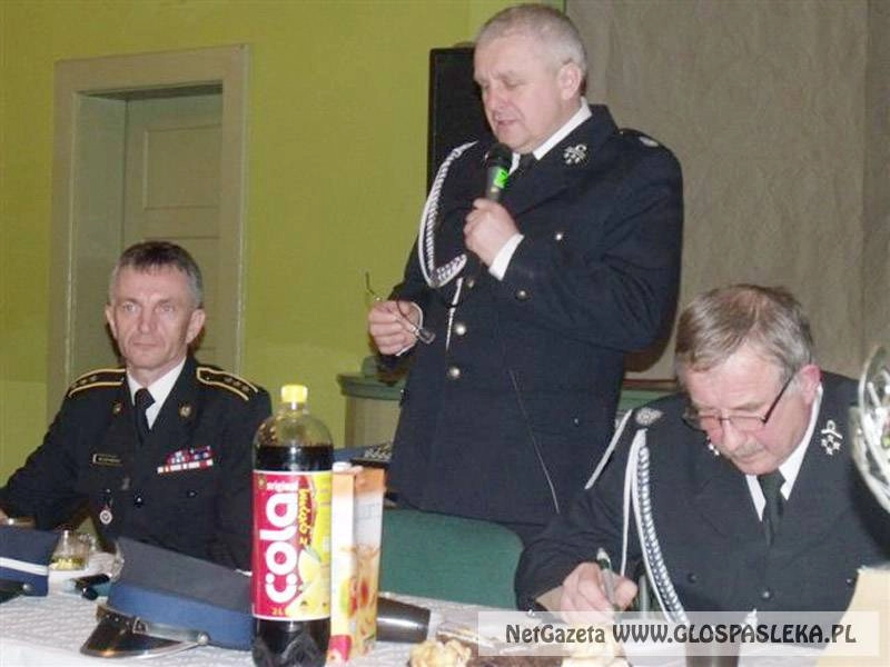 Zebranie strażaków z Zielonki Pasłęckiej