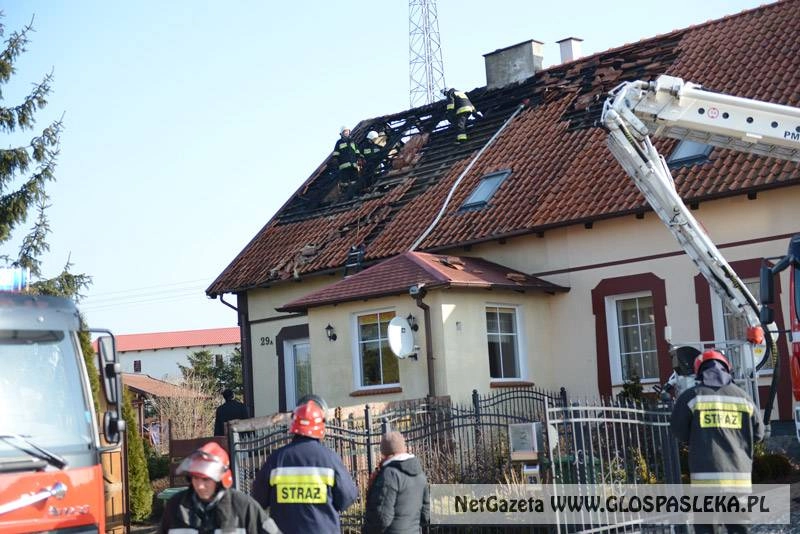 Pożar w Zielonce Pasłęckiej