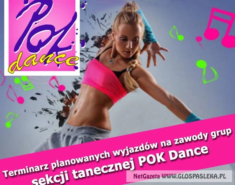 Terminarz wyjazdów sekcji POK Dance