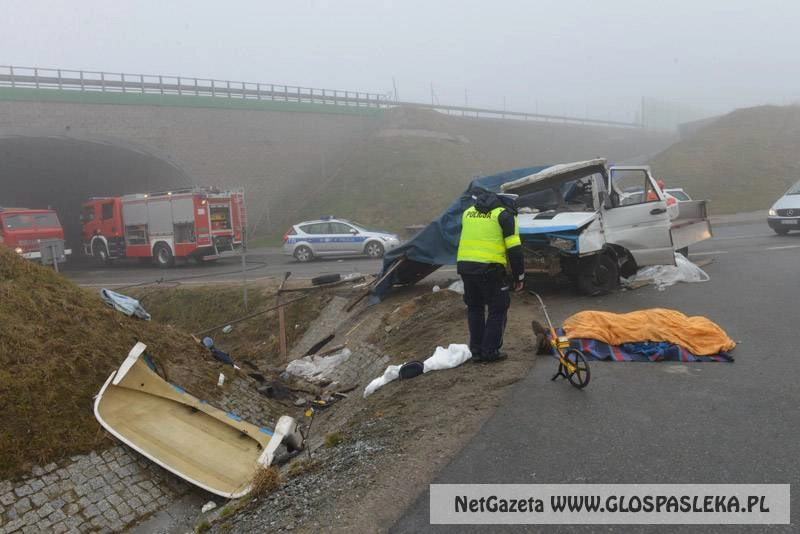 Śmiertelny wypadek pod Marzewem