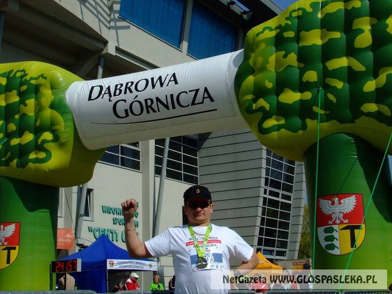 Maratończyk z Pasłęka biegał na Śląsku