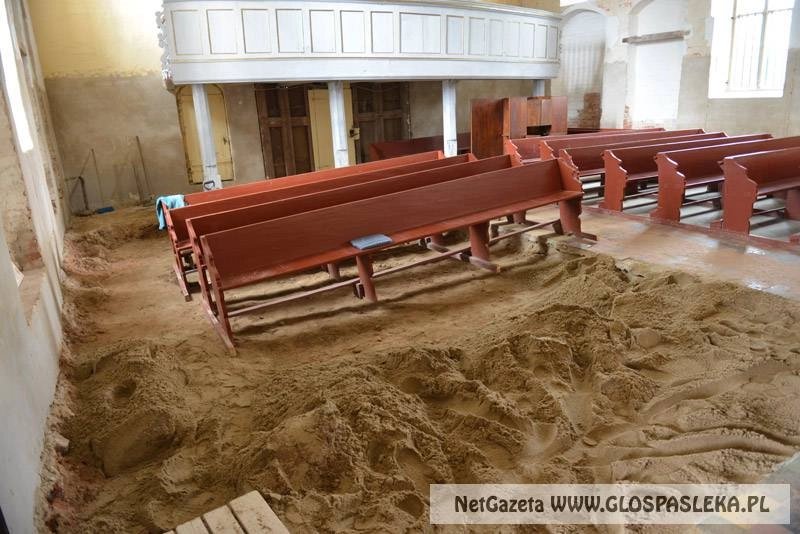 Prace renowacyjne w Mariance