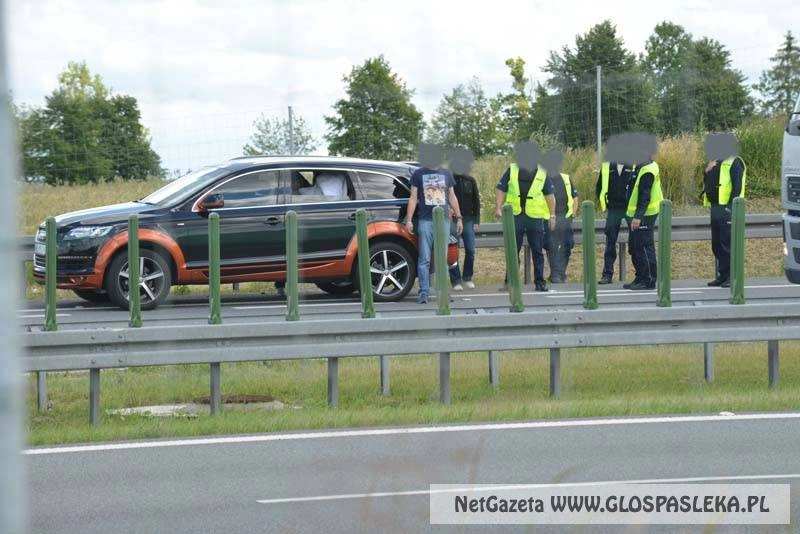 Akcja CBŚ na S 7 koło Pasłęka