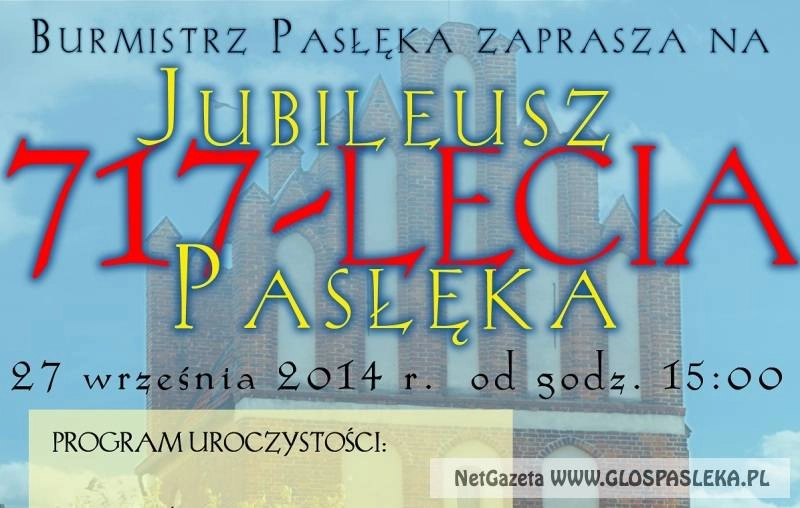 Jubileusz Pasłęka
