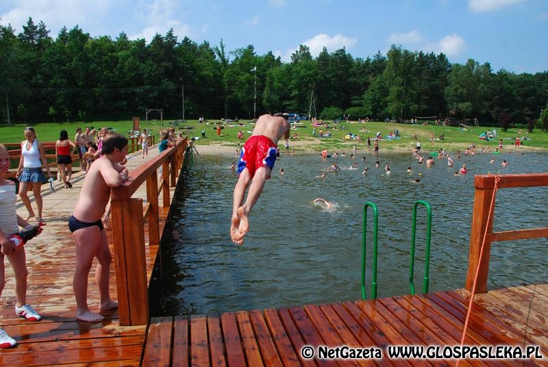 Pijany amator kąpieli