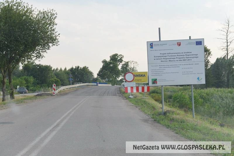 Utrudnienia na drodze Rychliki – Jelonki                                            