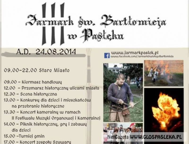 III Jarmark św. Bartłomieja w Pasłęku