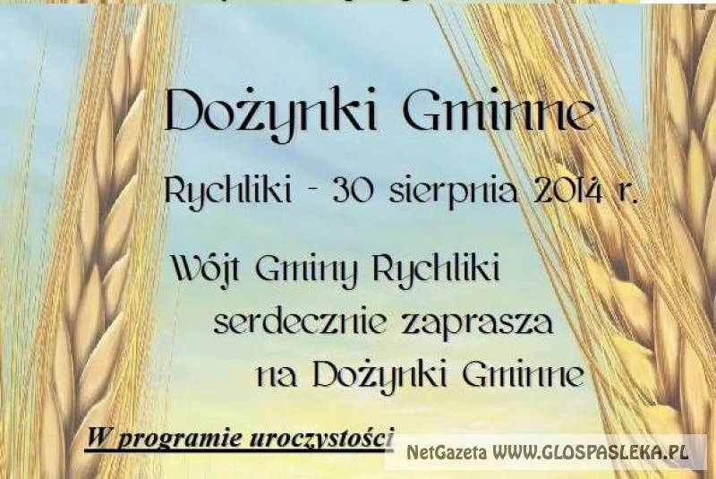 Dożynki gminne w Rychlikach