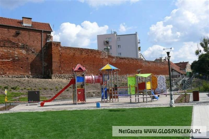 Plac zabaw na finiszu