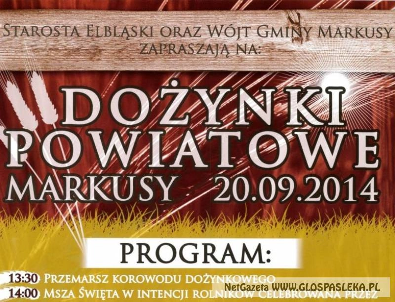 Dożynki powiatowe w Markusach