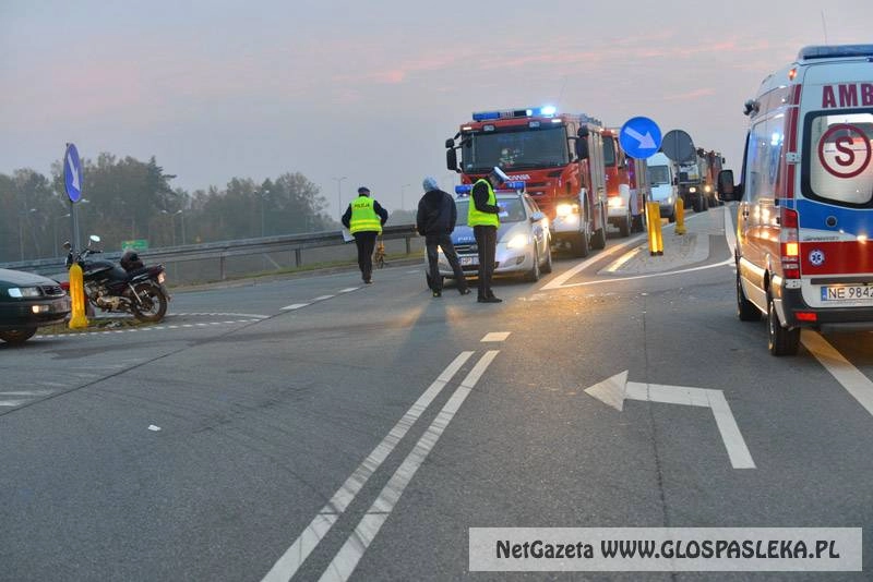 Wypadek na węźle Zielony Grąd