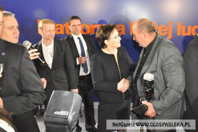 Premier Ewa Kopacz w Pasłęku 