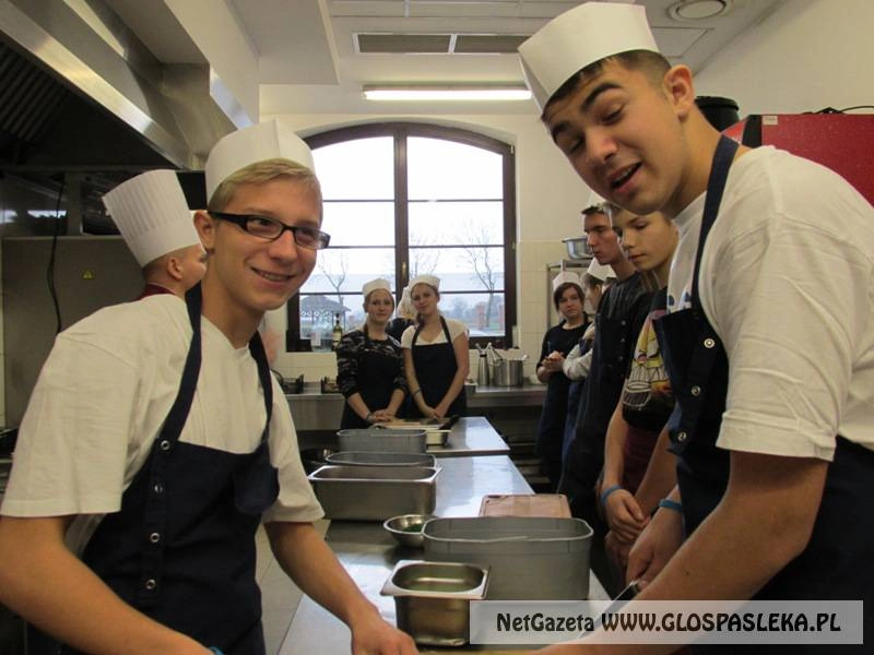 Uczniowie ZS w Folwarku Żuławskim