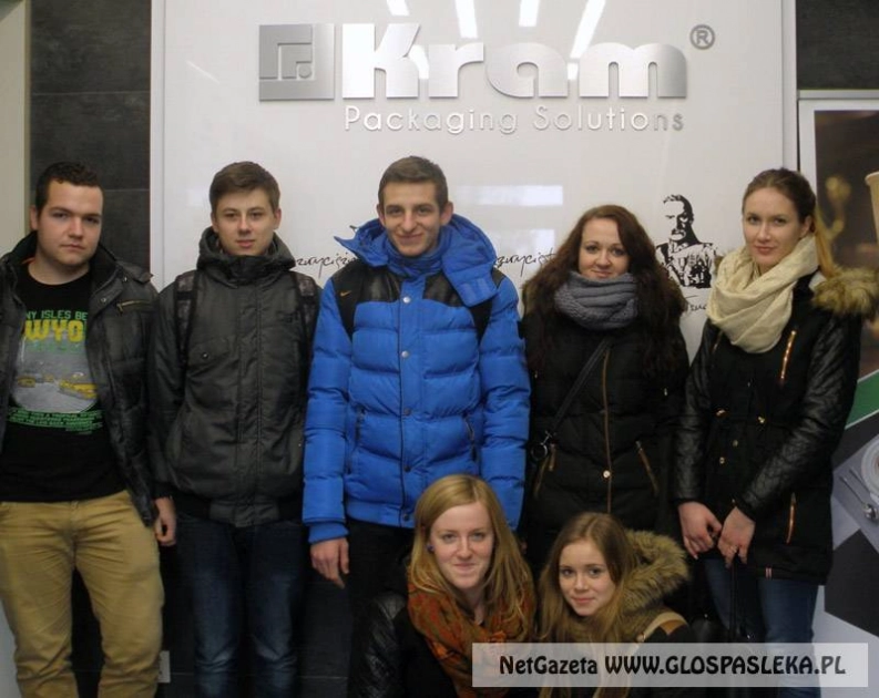 Wizyta uczniów ZSEiT w KRAM POLSKA S.A.