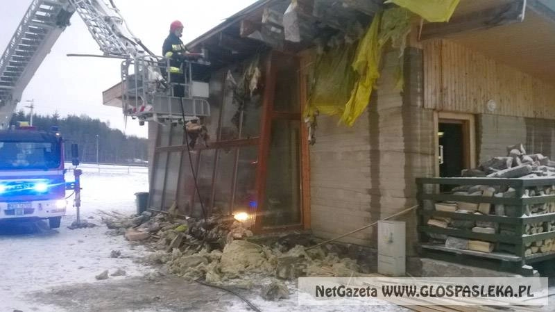 Pożar budynku dydaktyczno – doświadczalnego