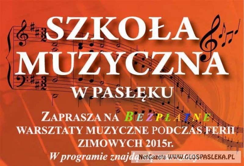 W czasie ferii skorzystaj z darmowych warsztatów muzycznych