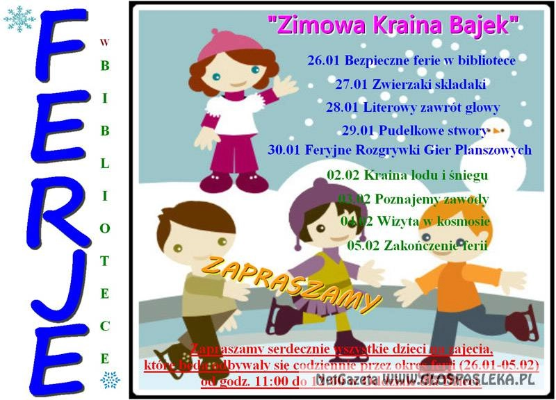Zimowa Kraina Bajek w Bibliotece