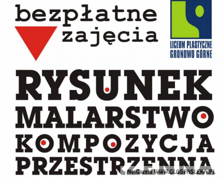 Plastyk zaprasza gimnazjalistów na bezpłatne konsultacje