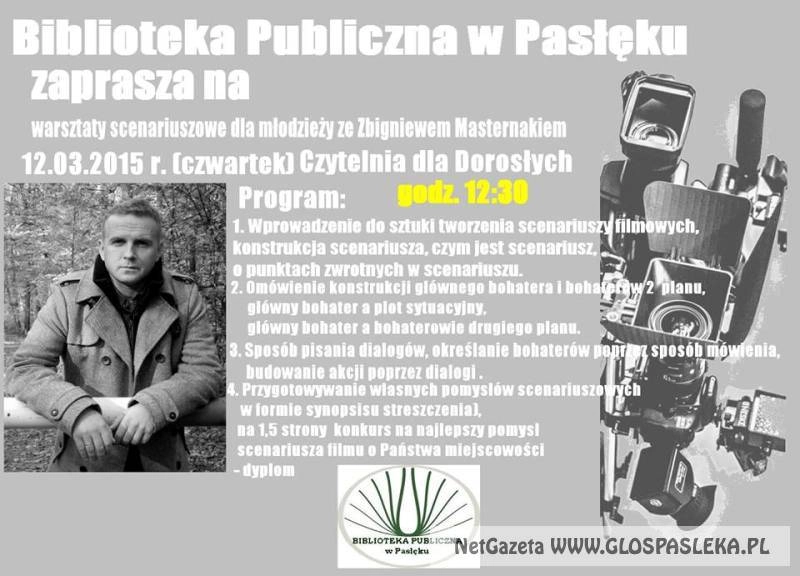 Warsztaty scenariuszowe i spotkanie autorskie