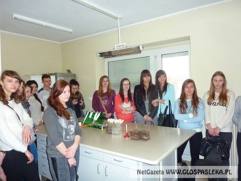 Licealiści w Stacji Sanitarno-Epidemiologicznej w Elblągu