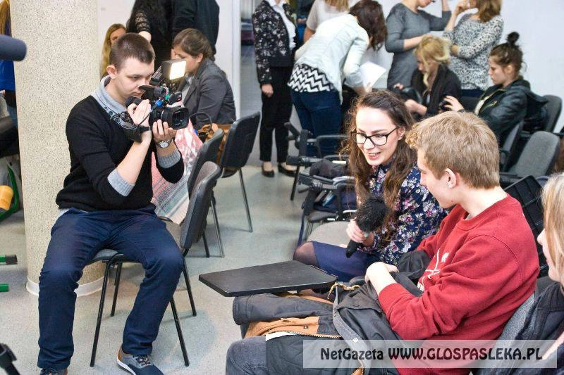 Licealiści na warsztatach językowych  