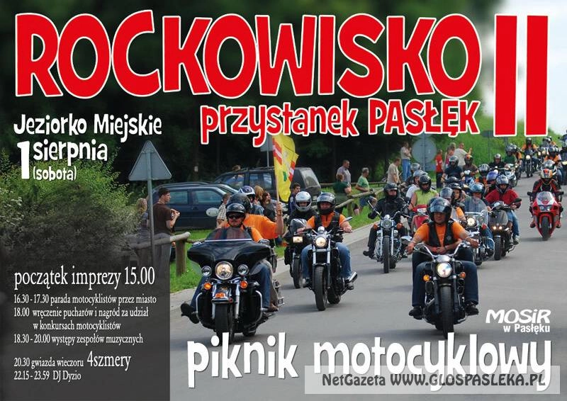 Zaproszenie na Rockowisko i piknik motocyklowy