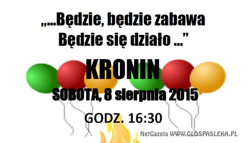 Sołectwo Kronin zaprasza