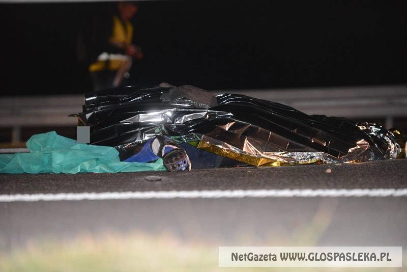 Śmiertelny wypadek motocyklisty