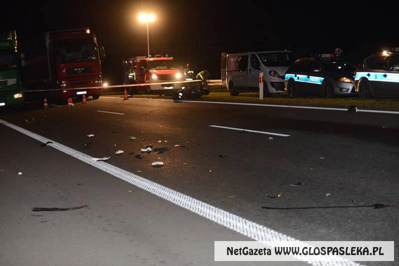 Śledczy badają okoliczności śmierci młodego motocyklisty