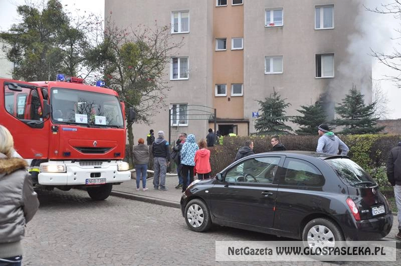 Pożar na ul. Mickiewicza